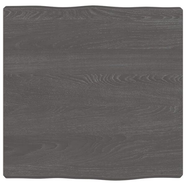 vidaXL Dessus de table bois massif traité bordure assortie