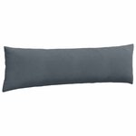 vidaXL Coussins de canapé 2 Pièces Gris foncé 145 x 40 cm