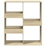 vidaXL Bibliothèque/Séparateur de pièce chêne sonoma 100x33x115 cm