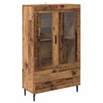 vidaXL Haut Armoire Bois Ancien 69 5 x 31 x 115 cm Bois d'ingénierie
