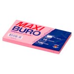 Notes repositionnables néon 75 x 125 mm - maxiburo - lot de 12