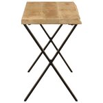 vidaXL Banc avec bord vivant 105 cm bois de manguier massif