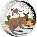 Pièce de monnaie en Argent 1 Dollar g 31.1 (1 oz) Millésime 2025 Australian Kangaroo AUSTRALIAN KANGAROO