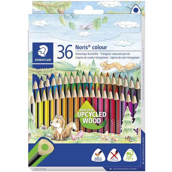 Crayon de couleur Noris colour  étui en carton de 36 STAEDTLER