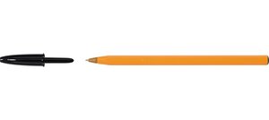 Stylo bille ORANGE Pte Fine 0,7mm Encre Noire BIC