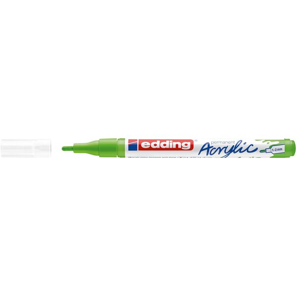 Marqueur Acrylique 5300 Vert Jaune Pointe Fine 1-2 mm EDDING