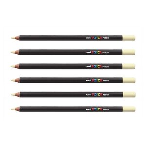Crayon de couleur kpe200 i ivoire x 6 POSCA