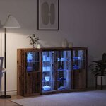 vidaXL Buffet Bois ancien 163 x 37 x 100 cm Bois d'ingénierie