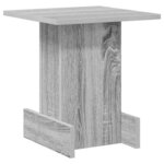 vidaXL Table d'appoint Gris Sonoma 35 5 x 35 x 40 cm Bois d'ingénierie