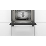 Bosch pnc6b6b10 plaque de cuisson gaz - 3 foyers - 7500 w - l 59 x p 52cm - revêtement verre - coloris noir