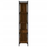vidaXL Bibliothèque 5 niveaux chêne brun 76x32x158cm bois d'ingénierie