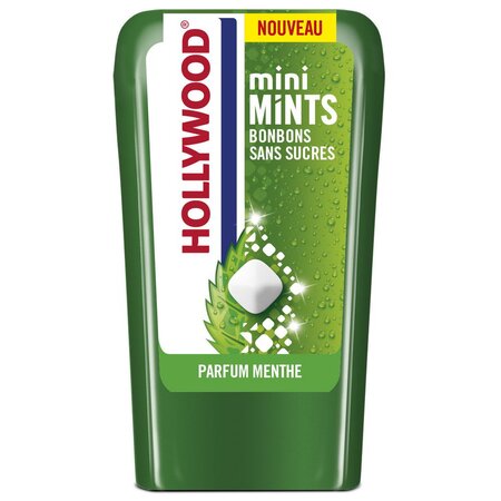 Mini Mints Bonbons sans sucres, parfum menthe - Boîte de 12.5 g