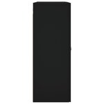 vidaXL Armoire murale noir 69 5x34x90 cm