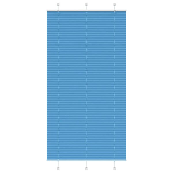 vidaXL Store plissé bleu 110x200 cm largeur du tissu 109 4cm polyester
