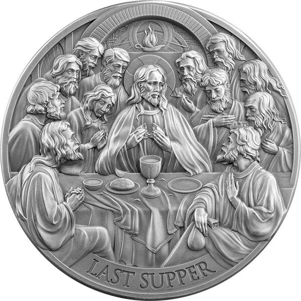 Pièce de monnaie en Argent 5000 Francs g 155.5 (5 oz) Millésime 2025 Bible Stories THE LAST SUPPER