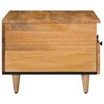 vidaXL Table basse Naturel 80 x 54 x 40 cm Bois de mangue massif