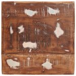 vidaXL Table d'appoint Marron 40 x 40 x 49 cm Bois Recyclé Solide