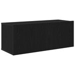 vidaXL Ensemble meuble TV 7 Pièces Chêne noir 100 x 30 x 30 cm