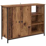 vidaXL Buffet Bois Ancien 100 x 33 x 75 cm Bois d'ingénierie