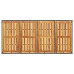 vidaXL Ensemble de salle à manger pour jardin 7 Pièces Gris Poly rotin