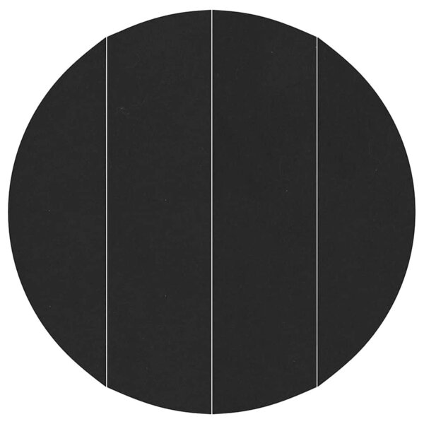 vidaXL Tapis de piscine Noir Ø 500 cm Géotextile en polyester