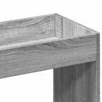 vidaXL Buffet haut sonoma gris 63x33x100 cm bois d'ingénierie