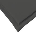vidaXL Coussins de siège 2 Pièces Anthracite 47 x 36 x 2 cm Polyester