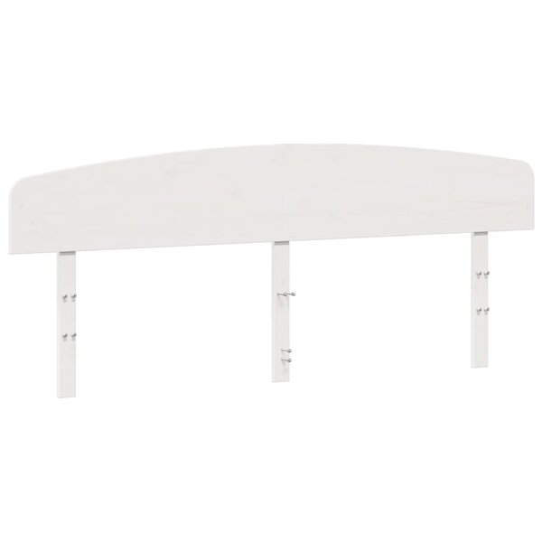vidaXL Tête de lit blanc 200 cm bois massif de pin