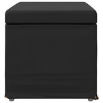 vidaXL Tabouret Noir Cuir Synthétique et Bois Composite