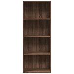 vidaXL Bibliothèque chêne marron 60x30x152 cm bois d'ingénierie