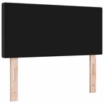 vidaXL Tête de lit LED avec des lumières à LED Gris foncé 80 cm tissu