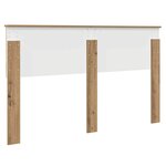 vidaXL Tête de lit Chêne artisanal 150 cm Bois d'ingénierie