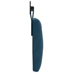 vidaXL Tête de lit suspendue Bleu Velours
