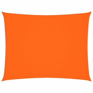 vidaXL Voile de parasol tissu oxford rectangulaire 6x7 m orange