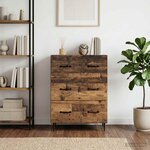 vidaXL Armoire à tiroirs Bois ancien 66 x 34 5 x 89 5 cm