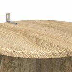 vidaXL Support de Plante 2 pièces Chêne Sonoma 40 x 40 x 80 cm