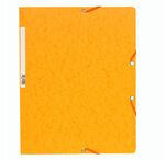 Chemise à élastiques sans Rabats carton 400g 24x32 cm Jaune EXACOMPTA