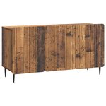 vidaXL Meuble TV 99 x 34 5 x 52 cm Bois ancien Bois d'ingénierie