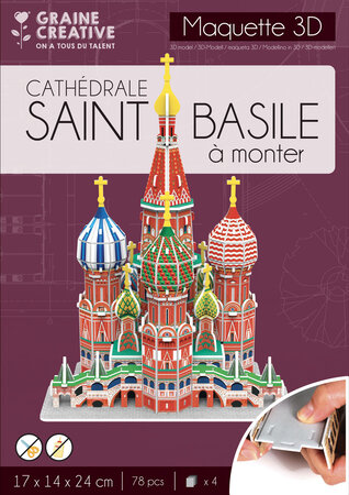 Puzzle D maquette Cathédrale Saint Basil