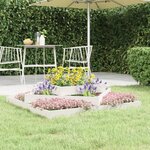vidaXL Jardinière Blanc 112x112x27 cm Bois massif de pin
