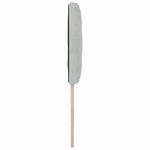 vidaXL Tête de Lit LED Géométrique Gris clair 100 cm Velours