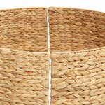 vidaXL Collier de sapin de Noël Marron 90 x 90 x 28 cm Jacinthe d'eau