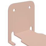 vidaXL Étagère flottante avec étagère 24 Pièces Rose 6 x 10 8 x 6 6 cm