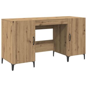 vidaXL Bureau Chêne artisan 140 x 50 x 75 cm Bois d'ingénierie