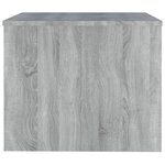 Vidaxl table basse sonoma gris 80x50x40 cm bois d'ingénierie