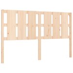 vidaXL Cadre de lit sans matelas bois massif