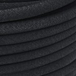 vidaXL Tuyau d'arrosage de jardin noir 0 6" 100 m caoutchouc