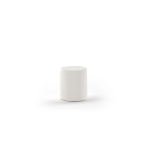 Moon Pouf Boucle- en Blanc