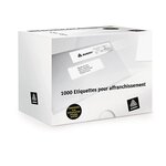 Étiquette d'affranchissement avery 140x40 mm (lot de 1000)