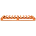 vidaXL Cadre de lit de palette sans matelas 120x200cm bois massif
